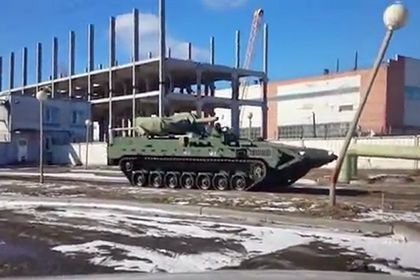 БМП на базе от нового перспективного танка «Армата» засветилась на Урале.