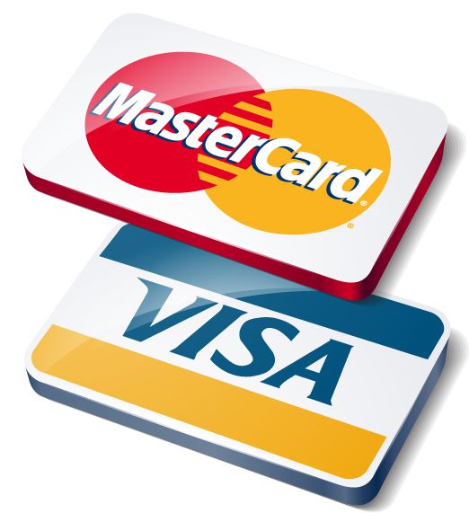 Сауна "Д-Клуб" принимает карты VISA и MasterCard
