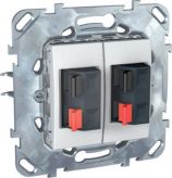 Аудиорозетка 2-ая MGU5.8787.18ZD Schneider Electric MGU5.8787.18ZD