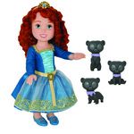 Jakks Pacific Набор с куклой  "Disney Принцесса - Малышка Мерида и 3 медвежонка"