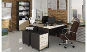 Набор офисной мебели для кабинета руководителя №6 Успех-2 ГН-184.006 (Венге Цаво, Дуб Сонома) ТМ "ТриЯ" (ОАО " ВКДП ")