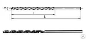 Сверло с ц.х. Р6М5  длинная серия,  ГОСТ 886-77  (ф 1-18 мм)