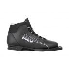 Ботинки лыжные TREK Classic ИК (черный, лого серый) р.41