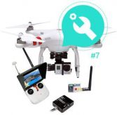 Квадрокоптер с подвесом DJI Phantom 2 (2.4G) v2.0 + Zenmuse H4-3D + FPV-комплект