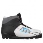 Ботинки лыжные TREK Omni SNS ИК (серебро, лого голубой) р.46