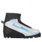 Ботинки лыжные TREK Mechanics Comfort SNS ИК (серебро, лого голубой) р.44