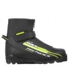 Ботинки лыжные TREK Mechanics Comfort SNS ИК (черный, лого салатовый) р.44