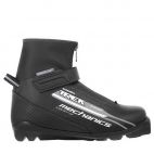 Ботинки лыжные TREK Mechanics Control SNS ИК (черный, лого серый) р.44