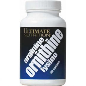 Ultimate Arginine Ornitine Lysine 100 капсул Ultimate Nutrition