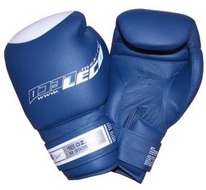 Перчатки боксерские 16 унц. синие ПРО ГП8-8