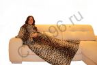 Плед-одеяло с рукавами, Леопард