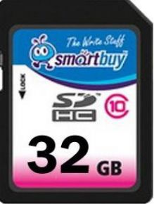 Карта памяти SmartBuy SDHC 32Gb class 10 SmartBuy