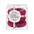 Набор из 3 резинок для волос Invisibobble Резинка-браслет для волос Winter Punch 3 шт., цвет: вишневый Invisibobble