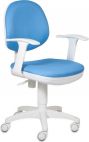 Детское компьютерное кресло Бюрократ CH-W356AXSN/15-107 White blue