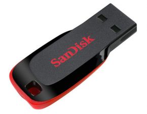 USB Flash Drive Sandisk 128 Gb Cruzer Blade Black