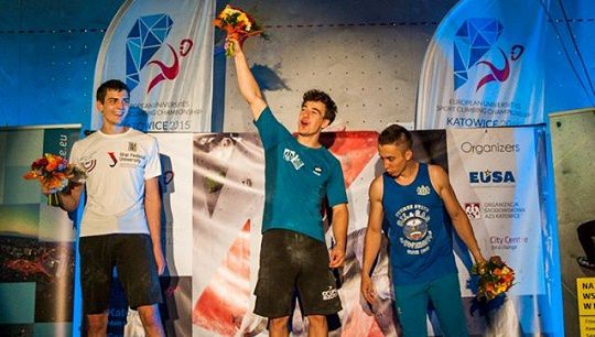 Студенты УрФУ включились в борьбу на чемпионате Европы по скалолазанию