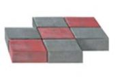 Тротуарная плитка "Кирпичик" 200х100х70 мм, 50 шт., вес 140 кг, цвет красный