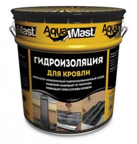 Мастика битумно-резиновая Aquamast 18 кг Aquamast