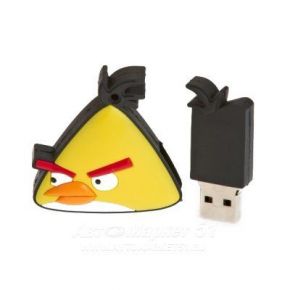 Флешка Angry Birds желтая 8 Гб оптом