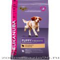 Eukanuba Puppy&amp;Junior для щенков со вкусом ягненок, рис 2,5 кг.