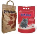 Pi-Pi-Bent (бум.крафт-пакет) комк.наполнитель для кошек, 10 кг.