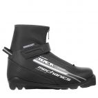 Ботинки лыжные TREK Mechanics Control SNS ИК (черный, лого серый) р.40