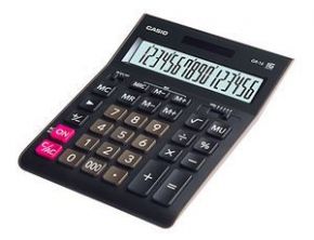 Калькулятор настольный CASIO GR-16-W-EH