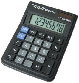 Калькулятор настольный CITIZEN SDC-011S