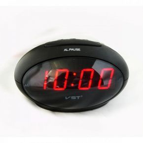 Часы-будильник настольный сетевой VST 711-1