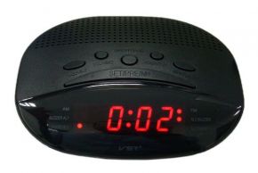 Часы-будильник настольный сетевой VST 908-1 (радио) + адаптер