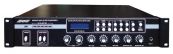ABK PA-230 Компактный радиоузел, 70/100В, вход: 5 микрофонных, 1 AUX, цифровой AM/FM тюнер, MP3 плеер, 20Вт