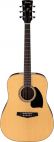 IBANEZ PF15-NT акустическая гитара, цвет натуральный, топ ель, махогани обечайка и задняя дека