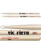 VIC FIRTH 5BN - Барабанные палочки. орех с нейлоновым наконечником. L=16 . Dia.=.595 . серии AMERICA