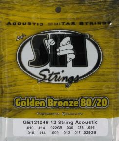 SIT Strings GB121046 Струны золотая бронза для 12-струнной гитары