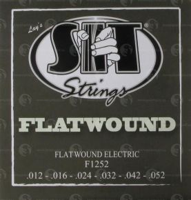 SIT Strings F1250 Струны для электрогитары 12-50, с плоской обмоткой.