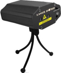 Laser Bomb NEMO 1 Лазер, двухцветный (красный + зеленый) R-100mW+G-40mW, авто, звуковая анимация, ручное управление