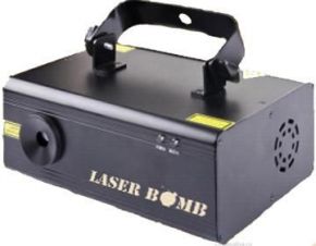 Laser Bomb M5  Лазер, мультиэффект, 100mW-R + 40mW-G, управление: DMX-512 (8 каналов), Auto, Master/Slave, звуковая анимация  