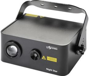 Лазерный проектор LS Systems Night Star синий светодиод LED 5W, 100mW-R + 40mW-G