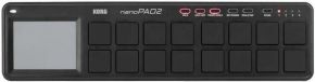KORG NANOPAD2-BK портативный USB-MIDI-контроллер, 16 чувствительных к скорости нажатия пэдов