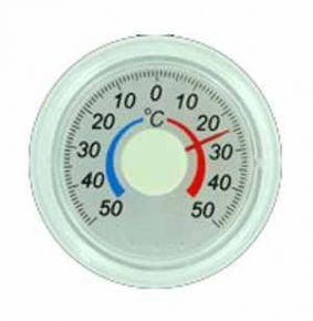 Термометр оконный биметалический ТББ (круглый)