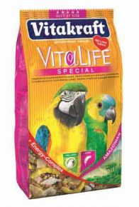 Корм Для Крупных Амазонских Попугаев Vitakraft (Витакрафт) Vita Life Special Amazonian 650г Vitakraft