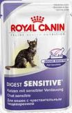 Влажный Корм Royal Canin (Роял Канин) Feline Health Nutrition Digest Sensitive Gravy Для Кошек с Чувствительным Пищеварением Аппетитные Кусочки в Соусе 85г  .Royal Canin