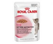 Влажный Корм Royal Canin (Роял Канин) Feline Health Nutrition Kitten Instinctive Gravy Для Котят Аппетитные Кусочки в Соусе 85г Набор 12шт  .Royal Canin