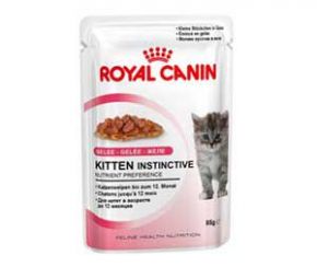 Влажный Корм Royal Canin (Роял Канин) Feline Health Nutrition Kitten Instinctive Jelly Для Котят Аппетитные Кусочки в Желе 85г  .Royal Canin