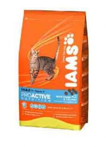 Iams (Ямс) Adult (Эдалт) Сухой Корм Для Кошек с Морской Рыбой и Курицей 10КГ Iams