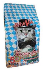 Наполнитель Brava (Брава) Для Кошек 5л Сэр Котофей Универсальный (1*4)  Брава