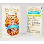 Лакомство Molina Для Кошек Куриный Сэндвич 80г  Molina