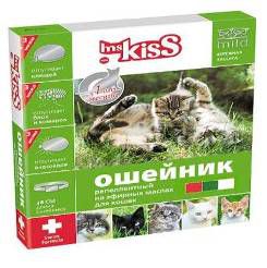 Ошейник Ms.Kiss (Мисс Кисс) Для Кошек Репеллентный 38см. Зелёный Ms.Kiss