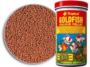 Корм Для Рыб Tropical (Тропикал) Goldfish Color Pellet Шарики Для Золотых Рыб и Карпа Кои Для Окраса 250мл 60474  Tropical