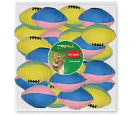 Игрушка Triol (Триол) 04n Мяч Для Регби Двухцветный Зефирный (1*4) Для Собак Triol